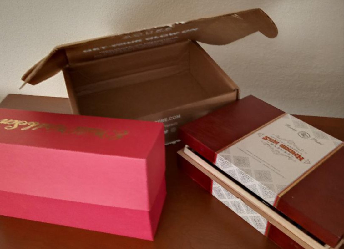 More creative cache box types to inspire your writing--image of different shaped boxes