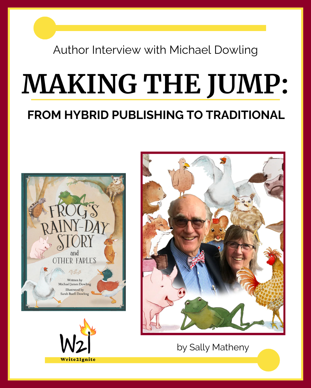 **Bonus Post**: Making the Jump: From Hybrid Publishing to Traditional (Interview with Michael Dowling) by Sally Matheny
