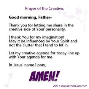 prayer of the creative