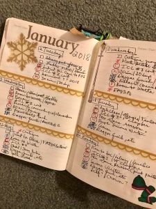 Bullet Journal: Weekly Tasks